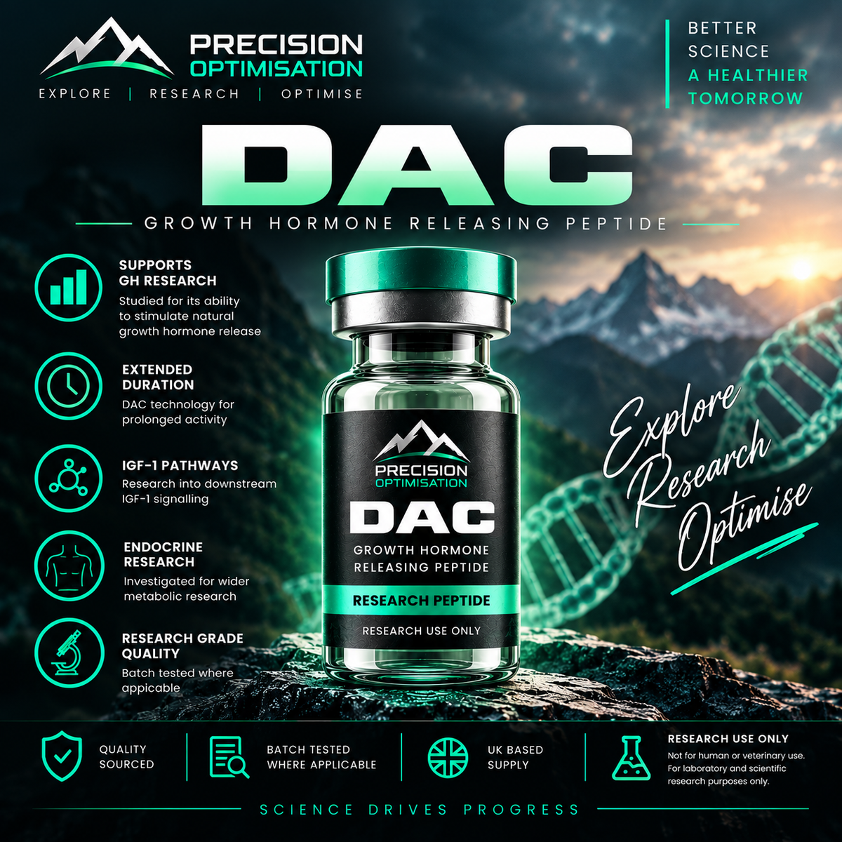 DAC 10 x 5mg Vials